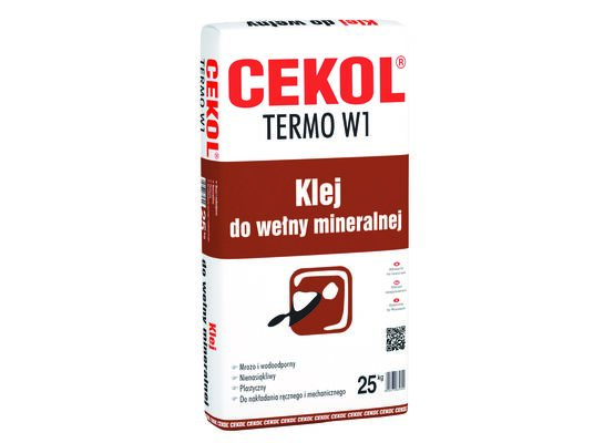 Klej do wełny mineralnej Termo W1 25 kg CEKOL