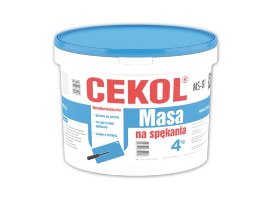 Masa na spękania MS-01 4 kg CEKOL 