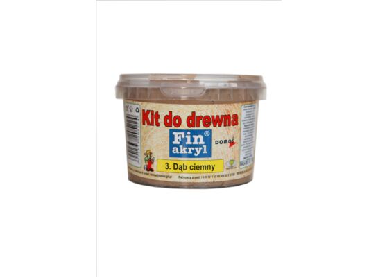 Kit do drewna 1 kg dąb ciemny FINAKRYL