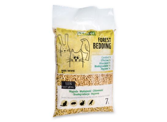 Żwirek higieniczny drewniany dla zwierząt Leśna ściółka 7 l Nestor