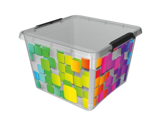 Pojemnik IML kostka 3D 32 l Orplast