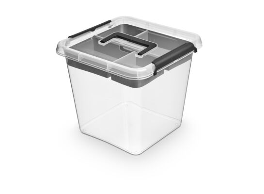 Pojemnik z rączką InsertBox 13 l + insert 30 x 30 cm Orplast