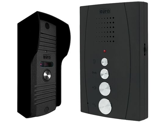 Domofon 2 wejścia INVITO ADP-12A3 grafitowy Eura