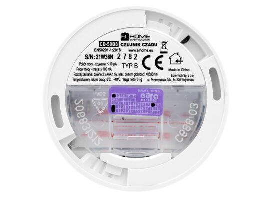 Sygnalizator czadu na baterie CD-50B8