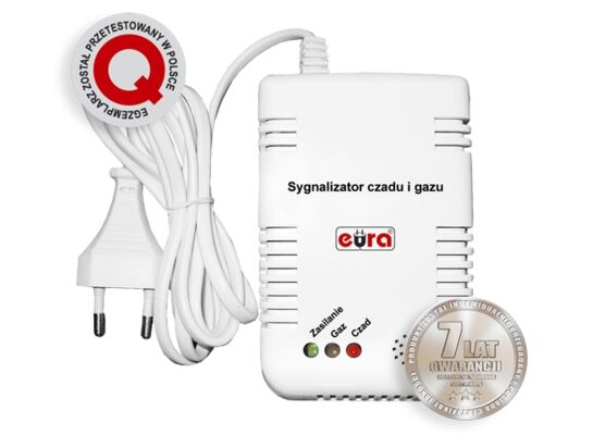 Sygnalizator czadu i gazu 230 V CGD-31A2