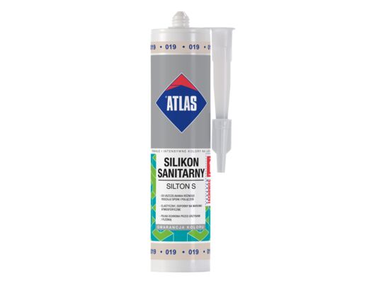 Silikon sanitarny SILTON S 019 jasnobeżowy 280 ml Atlas