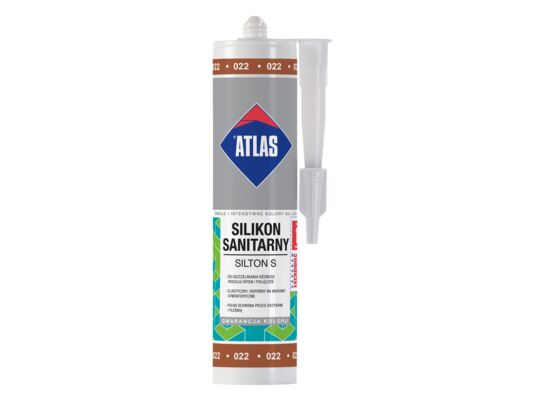 Silikon sanitarny SILTON S 022 orzechowy 280 ml Atlas