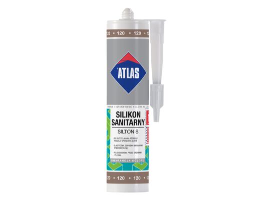 Silikon sanitarny SILTON S 120 toffi 280 ml Atlas