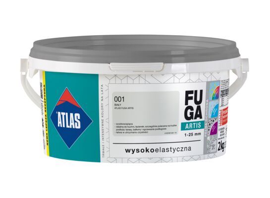 Fuga ARTIS 001 biała 2 kg Atlas