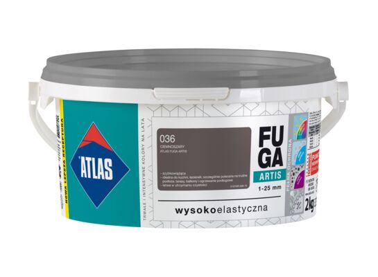 Fuga ARTIS 036 ciemnoszary 2 kg Atlas