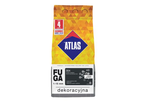 Fuga dekoracyjna 304 czarny diament 2 kg Atlas