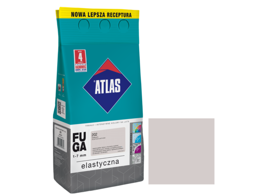 Fuga elastyczna 202 popielaty 5 kg Atlas