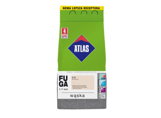 Fuga wąska 018 beż pastelowy 5 kg Atlas