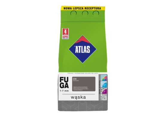 Fuga wąska 036 ciemnoszary 5 kg Atlas