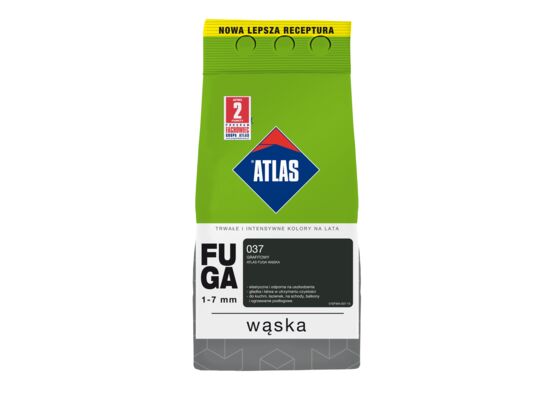 Fuga wąska 037 grafitowy 2 kg Atlas