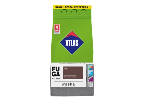 Fuga wąska 209 kasztanowy 5 kg Atlas