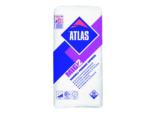 Szybkowiążący klej do gresu MIG 2 C1FTE 25 kg Atlas