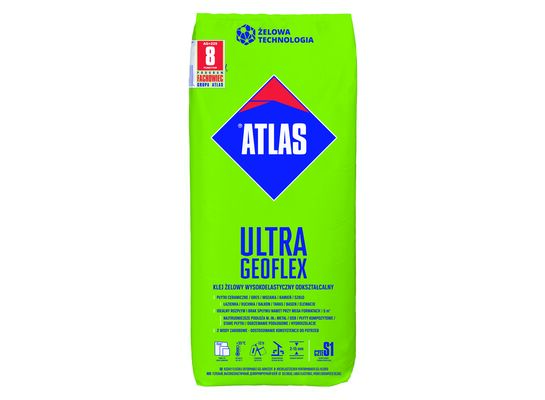 Klej żelowy wysokoelastyczny odkształcalny Ultra Geoflex C2TE S1 22,5 kg Atlas