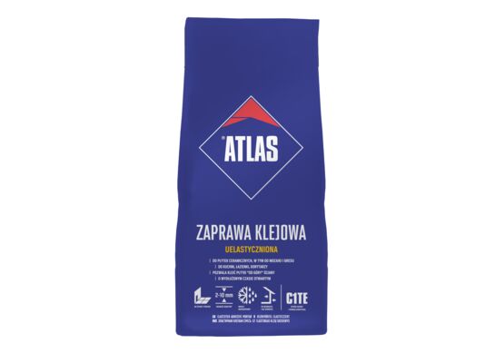 Klej uniwersalny ZAPRAWA KLEJOWA UELASTYCZNIONA C1TE 5 kg Atlas