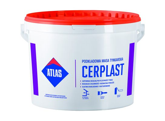 Podkładowa masa tynkarska CERPLAST biały 10 kg Atlas
