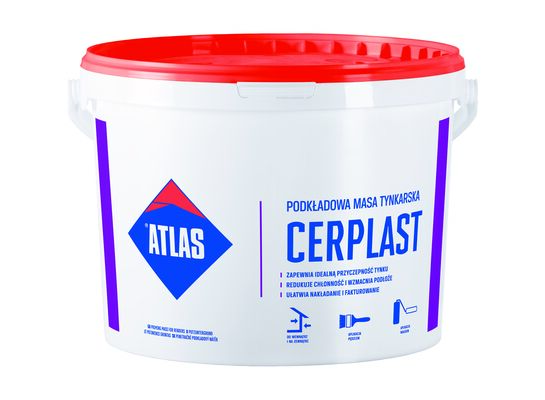 Podkładowa masa tynkarska CERPLAST biały 15 kg Atlas