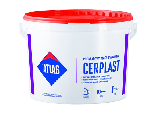 Podkładowa masa tynkarska CERPLAST biały 25 kg Atlas