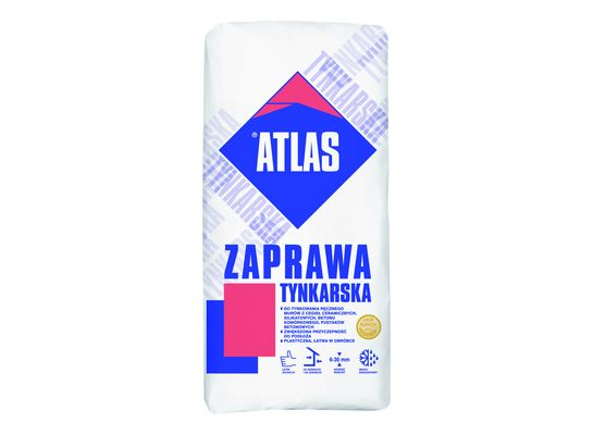 Tradycyjny tynk cementowy ZAPRAWA TYNKARSKA kat.III 25 kg Atlas