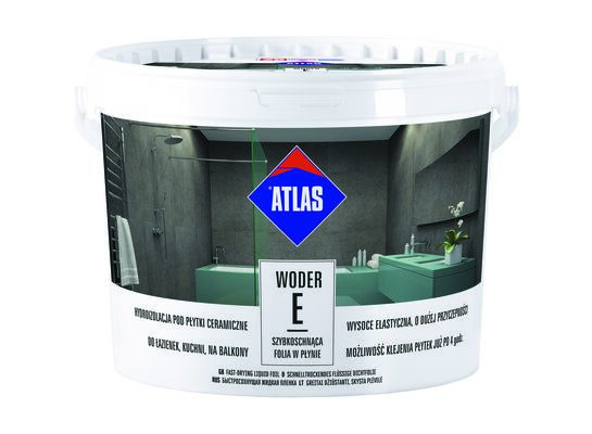 Szybkoschnąca folia w płynie WODER E 15 kg Atlas