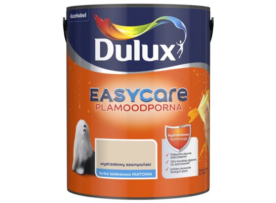 Farba lateksowa EasyCare Plamoodporna Wystrzałowy Szampański 5 l Dulux