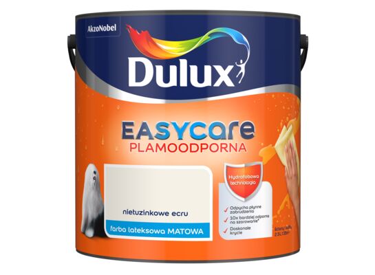 Farba lateksowa EasyCare Plamoodporna Nietuzinkowe Ecru 2,5 l Dulux