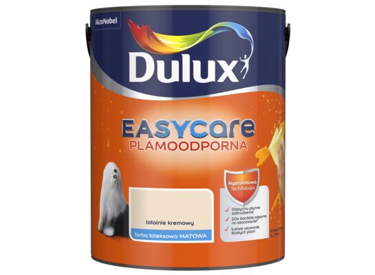 Farba lateksowa EasyCare Plamoodporna Totalnie Kremowy 5 l Dulux