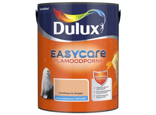 Farba lateksowa EasyCare Plamoodporna Morelowy na Okrągło 5 l Dulux