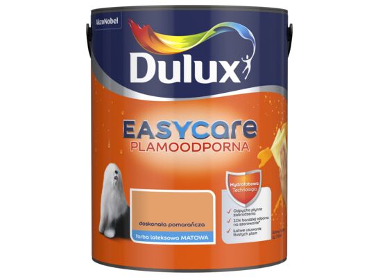 Farba lateksowa EasyCare Plamoodporna Doskonała Pomarańcza 5 l Dulux