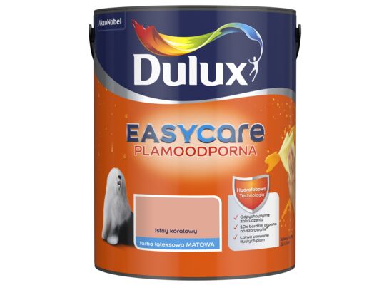 Farba lateksowa EasyCare Plamoodporna Istny Koralowy 5 l Dulux