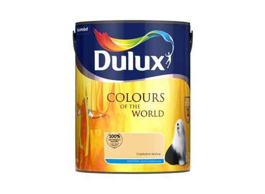 Farba lateksowa Dulux Kolory Świata Tropikalne Słońce 5 l