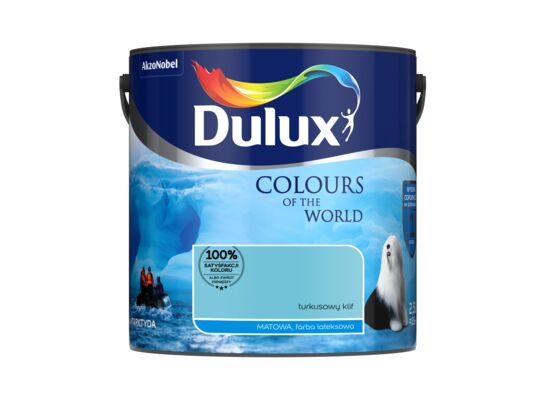 Farba lateksowa Kolory Świata turkusowy klif 2,5 l Dulux
