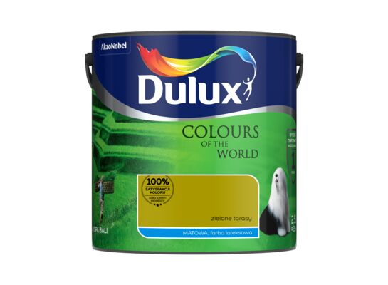 Farba lateksowa Kolory Świata zielone tarasy 2,5 l Dulux