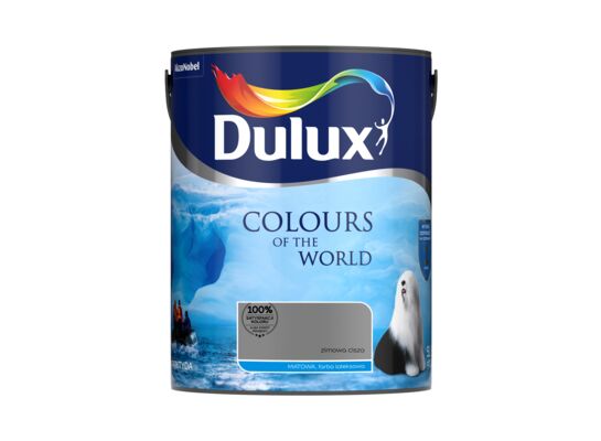 Farba lateksowa Kolory Świata zimowa cisza 5 l Dulux