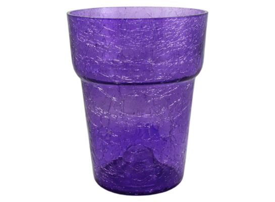 Osłonka szklana do storczyka 15 cm fiolet