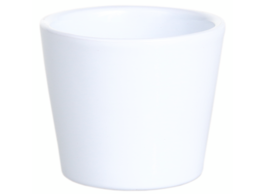 Osłonka ceramiczna prymula 440 12 cm biała Cermax