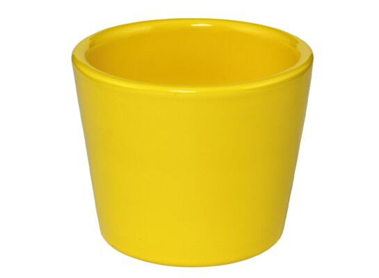 Osłonka ceramiczna prymula 440 12 cm żółta Cermax