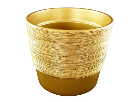 Osłonka 502 12 cm złoto