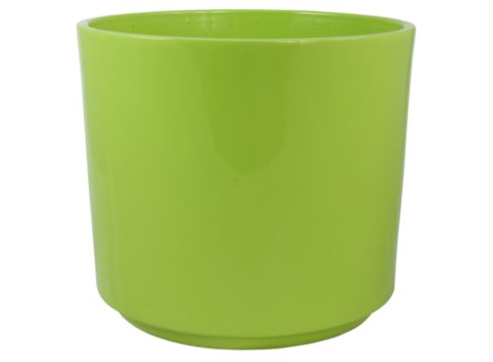 Osłonka ceramiczna cylinder 994 14 cm zielona Cermax