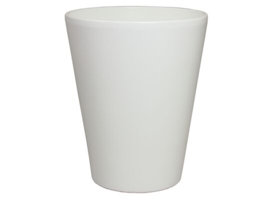 Osłonka do storczyka CALYPSO 13 cm biały mat