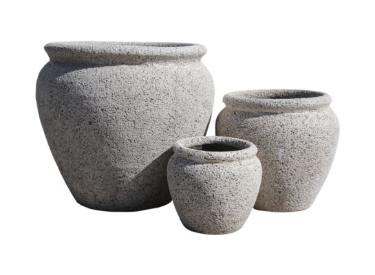 Donica waza 39 x 35 cm biała