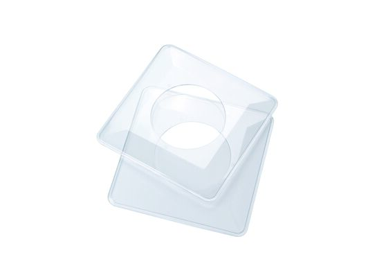 Osłona ściany przezroczysty 2 sztuki