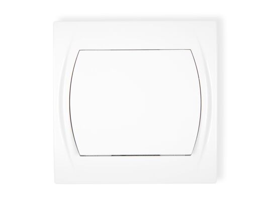 Łącznik jednobiegunowy Logo biały