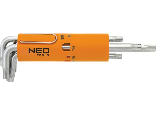 Klucz Torx T10 - T50, zestaw 8 sztuk NEO