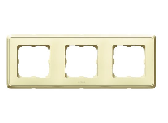 Ramka potrójna Cariva kremowa