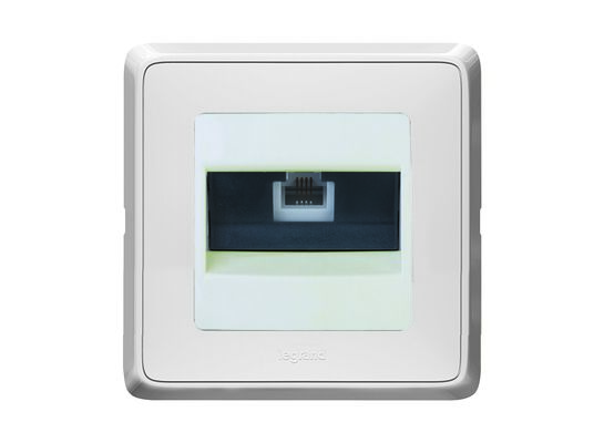 Gniazdo telefoniczne 1 x RJ11 Cariva białe